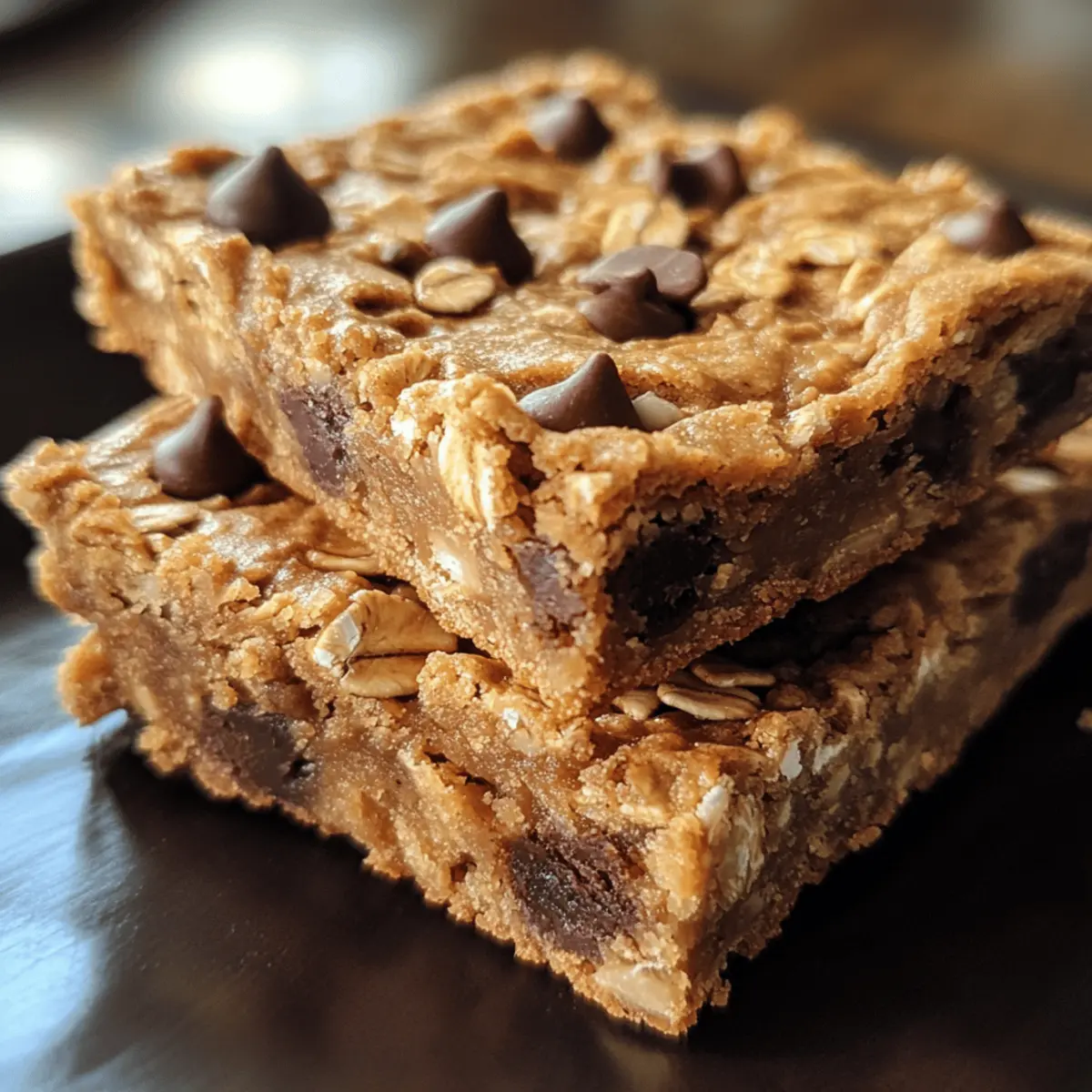 Oatmeal Peanut Butter Bars