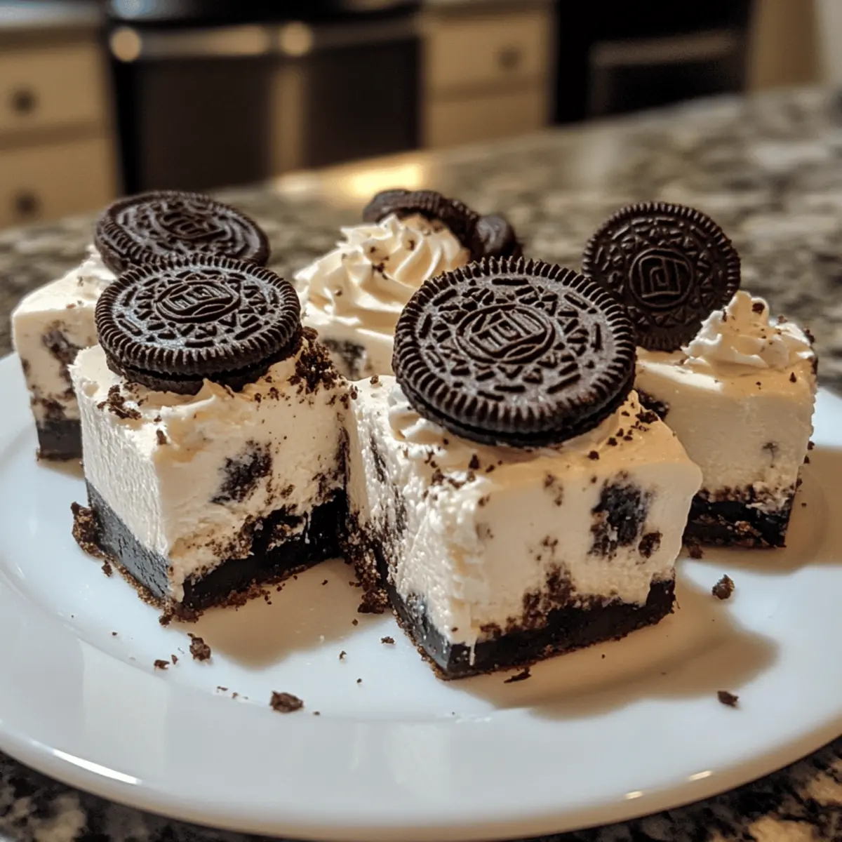 No-Bake Oreo Cheesecake Bites