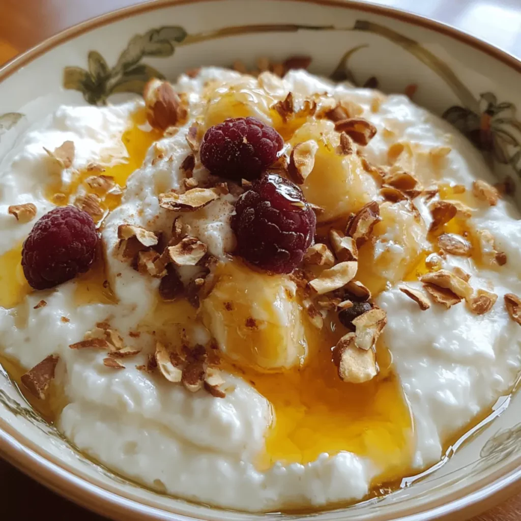 Greek Yogurt Honey Bowl