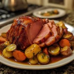 Glazed Ham with Vegetables