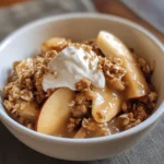 Microwave Apple Crisp Bowl