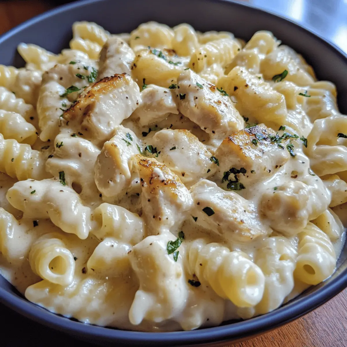Creamy Garlic Chicken Pasta