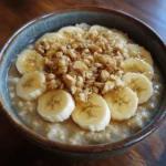 Warm Maple Banana Porridge