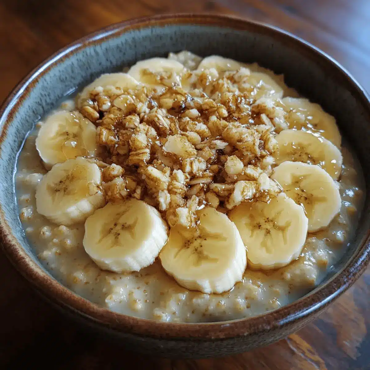 Warm Maple Banana Porridge
