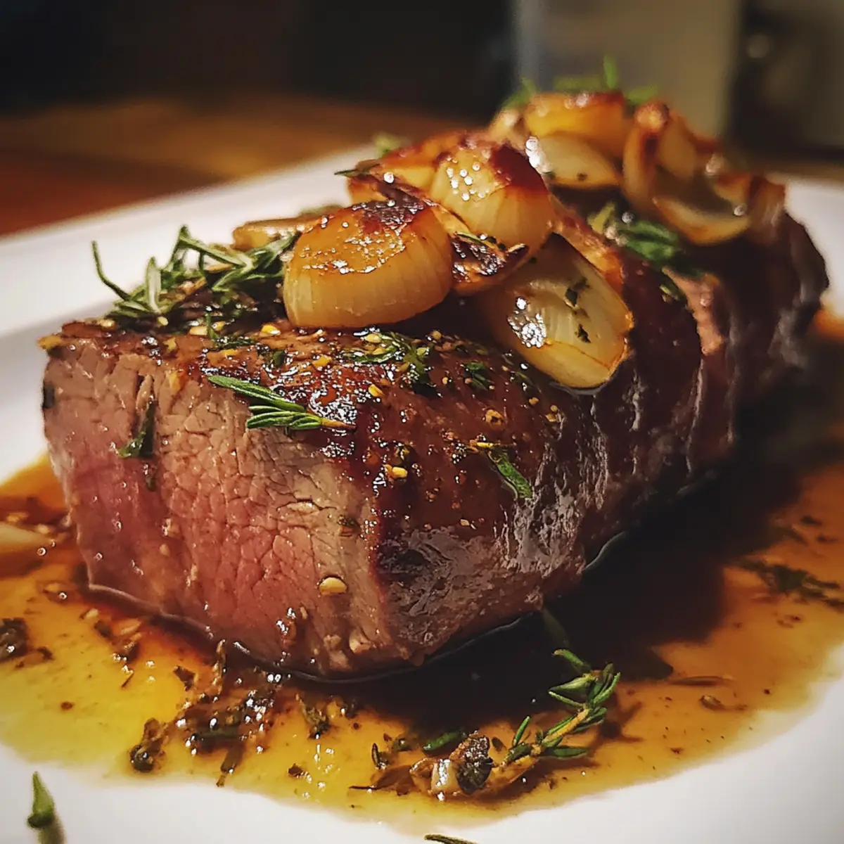 Roasted Garlic Herb Beef
