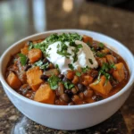 Sweet Potato Black Bean Chili