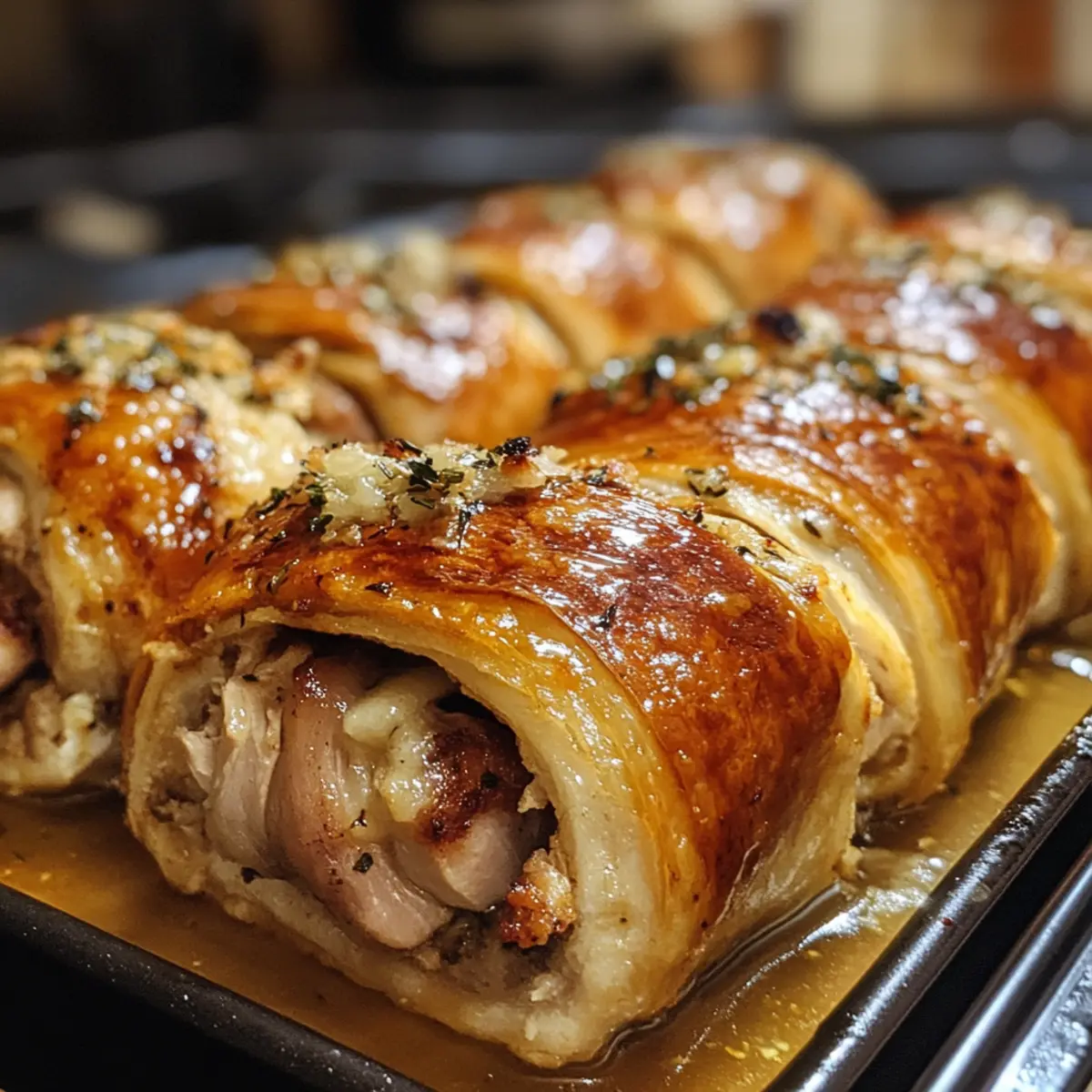 Savory Stuffed Turkey Rolls