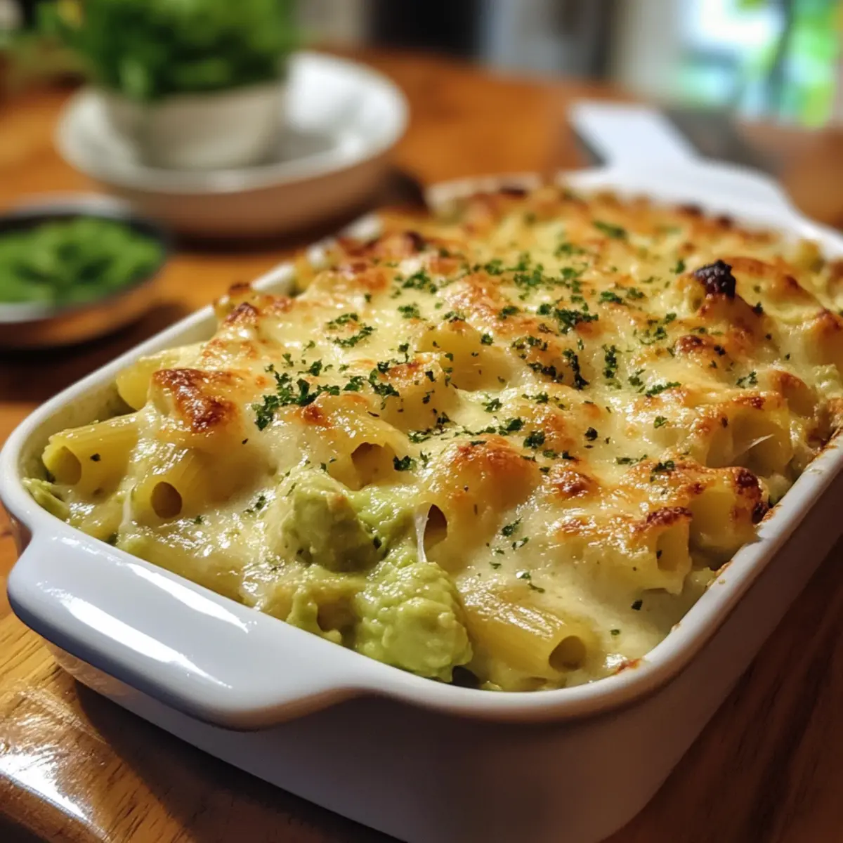 Creamy Avocado Pasta Bake
