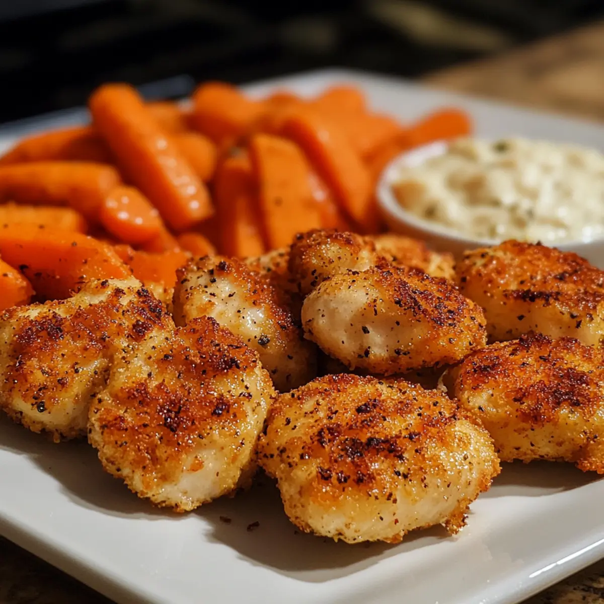 Baked Chicken and Carrot Nuggets