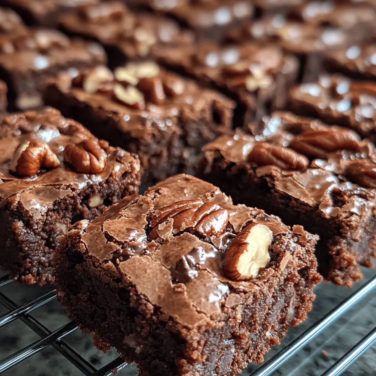 Mini Chocolate Pecan Brownies