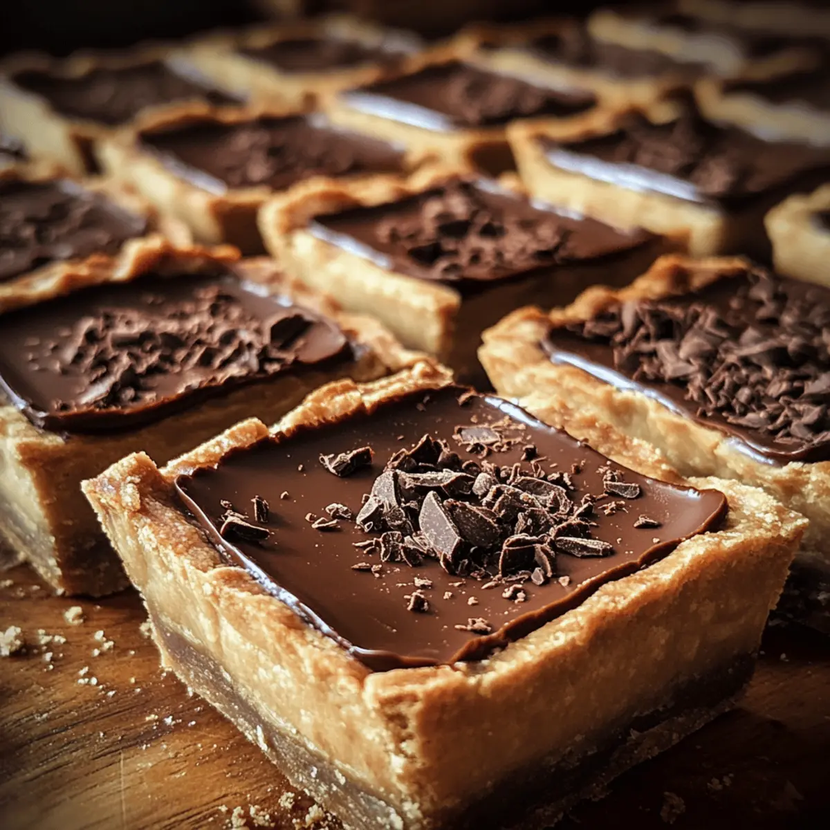Chocolate Espresso Tart Squares