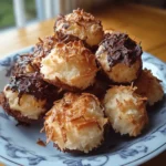 Chocolate Coconut Macaroon Bites