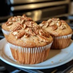 Warm Cinnamon Pecan Muffins