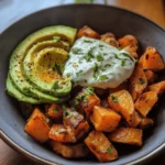 Sweet Potato Avocado Hash