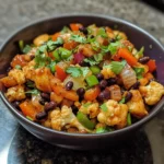 Cauliflower Black Bean Stir-Fry