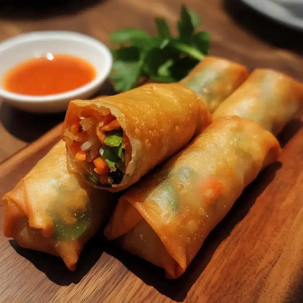Crispy Veggie Spring Rolls