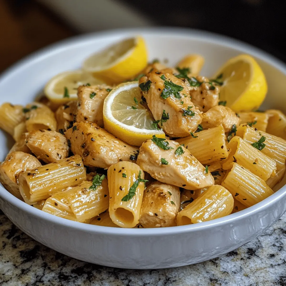 Lemon Dijon Chicken Pasta