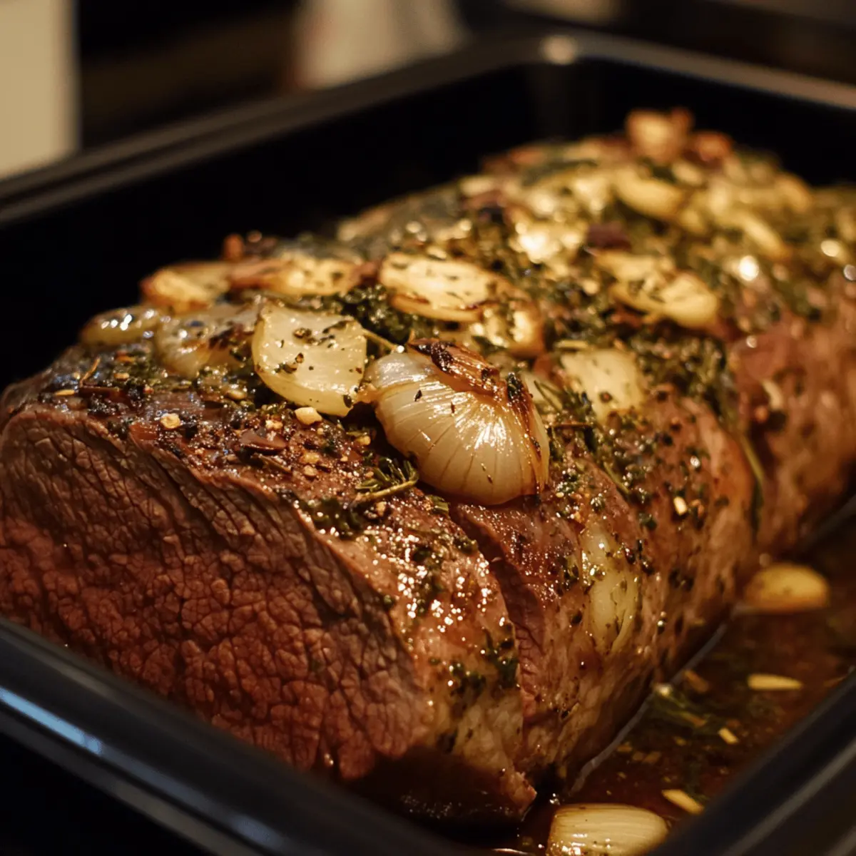Garlic Herb Roasted Beef