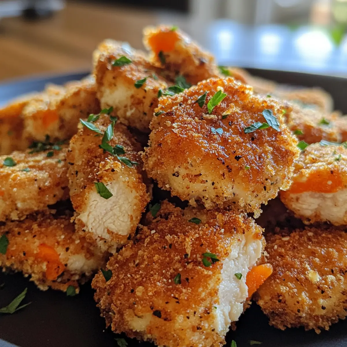 Baked Chicken and Carrot Nuggets