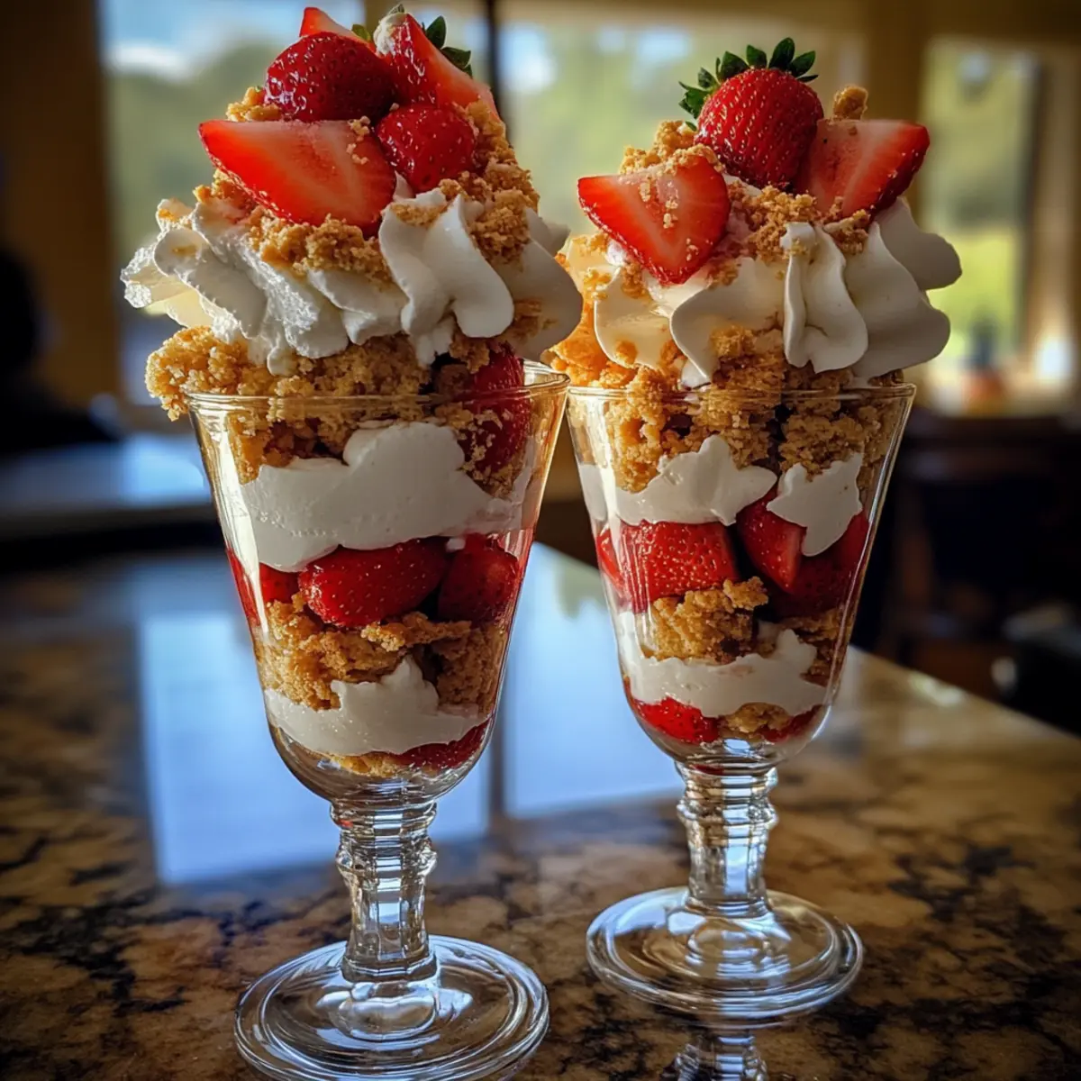 Strawberry Shortcake Parfaits