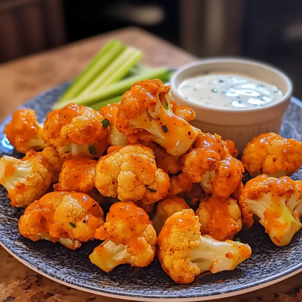 Buffalo Cauliflower Bites