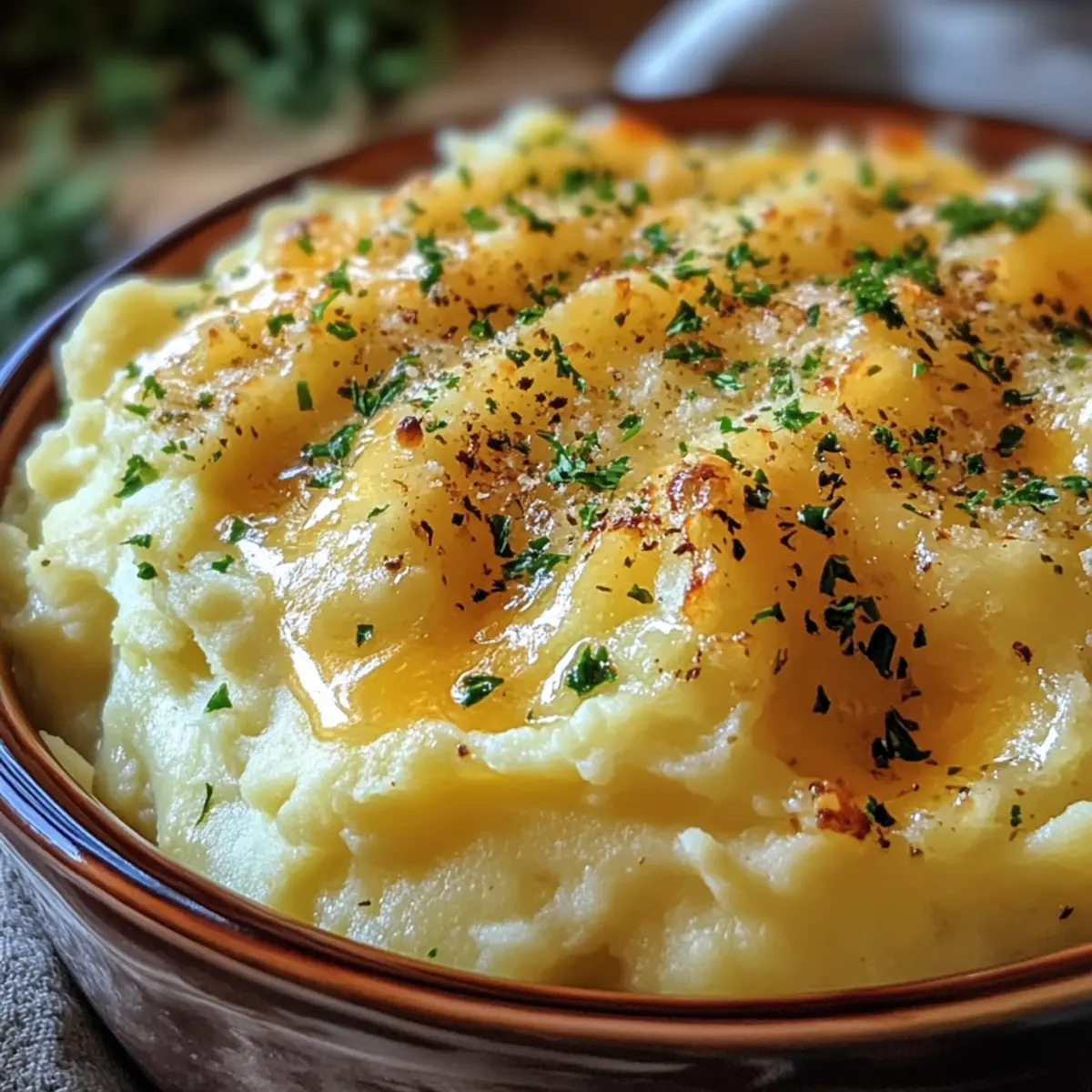 Festive Cheesy Mashed Potatoes