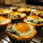 Cheesy Spinach Egg Cups