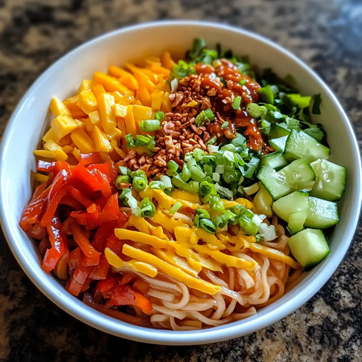 Sweet Chili Veggie Noodle Bowl