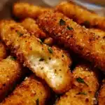 Crispy Baked Mozzarella Sticks
