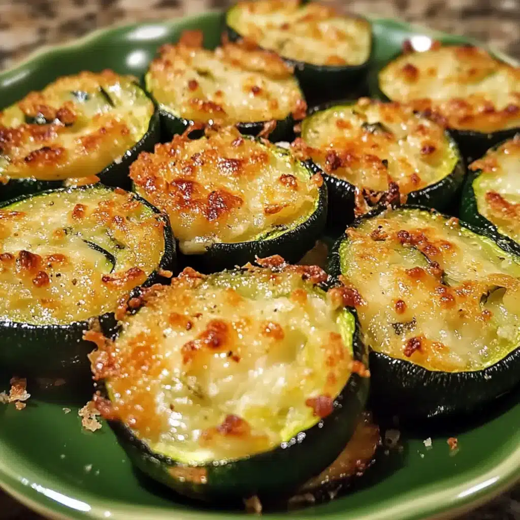 Cheesy Garlic Zucchini Bites