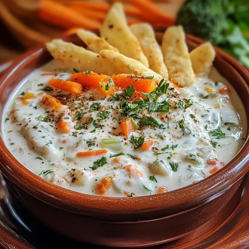 Creamy Veggie Ranch Dip