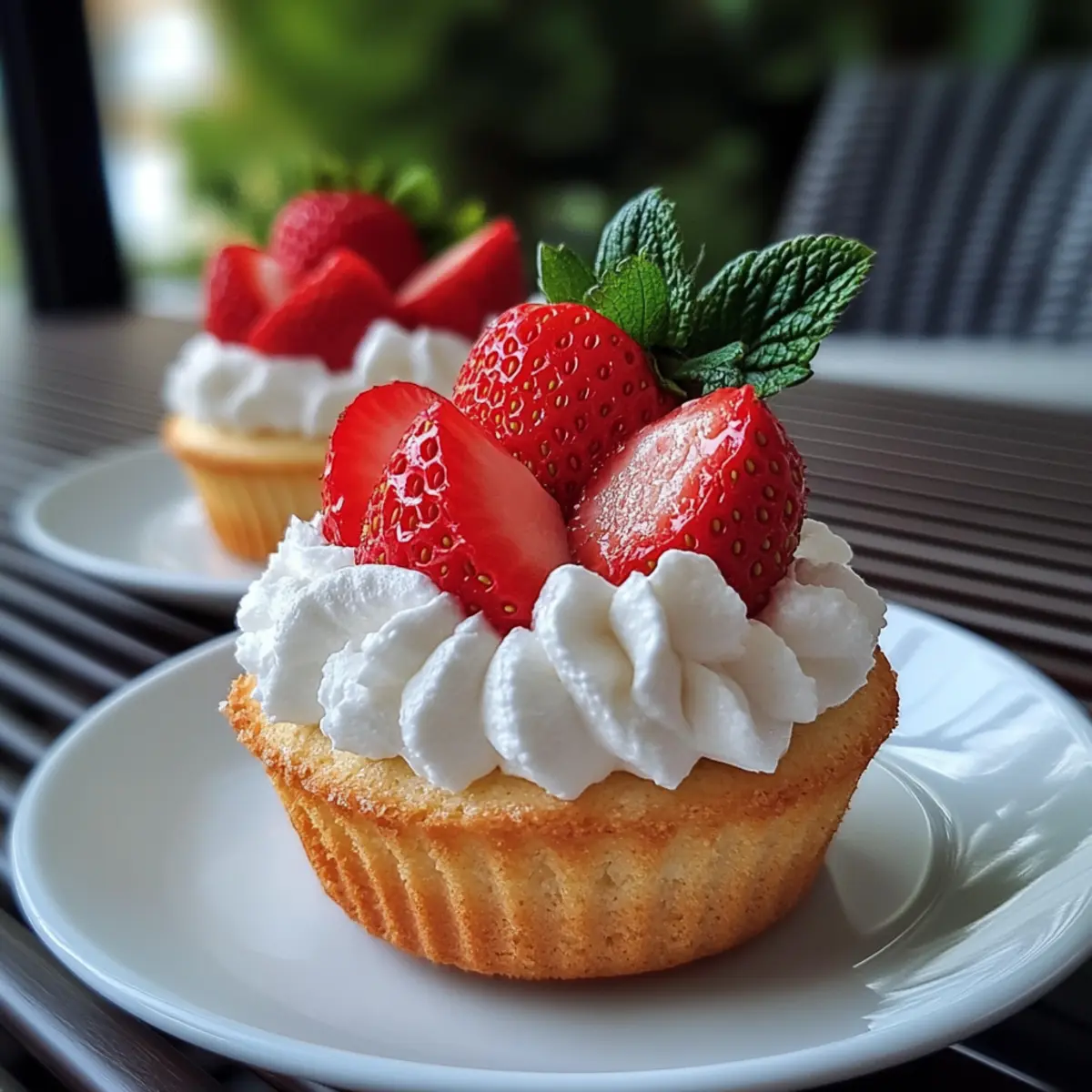 Simple Strawberry Shortcake Cups