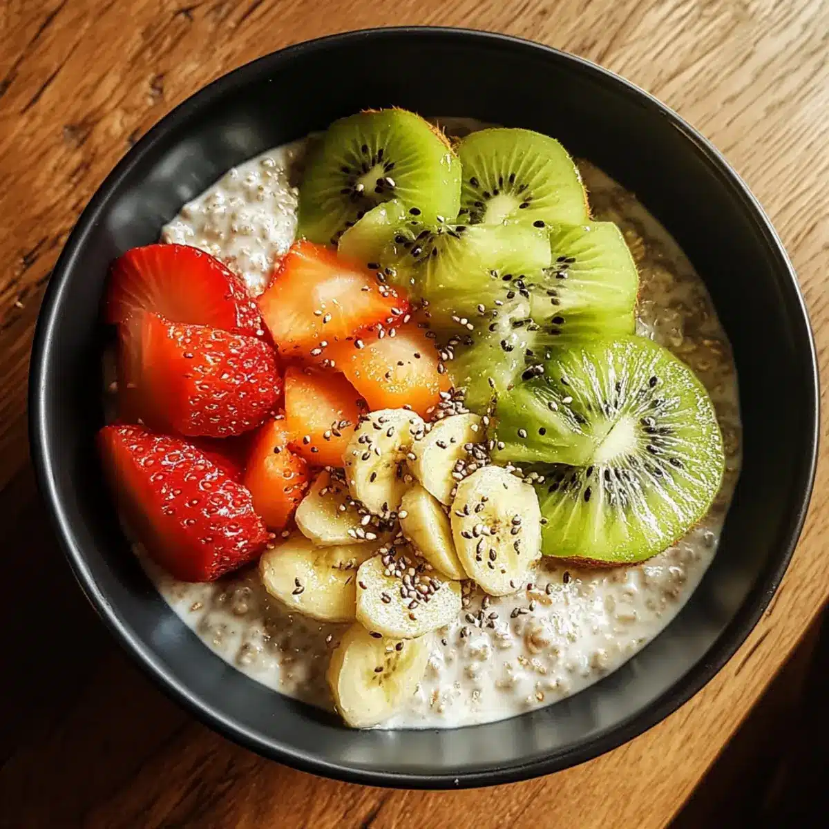Overnight Oats with Fresh Fruit