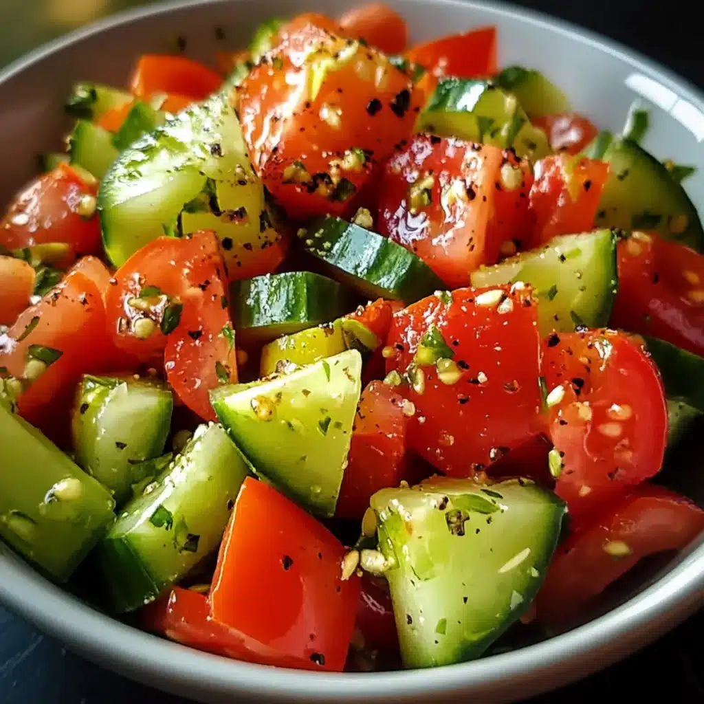 Simple Tomato Cucumber Salad