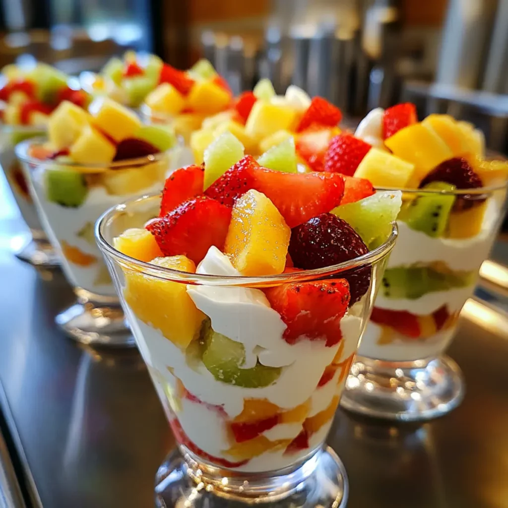 Fresh Fruit Yogurt Parfaits