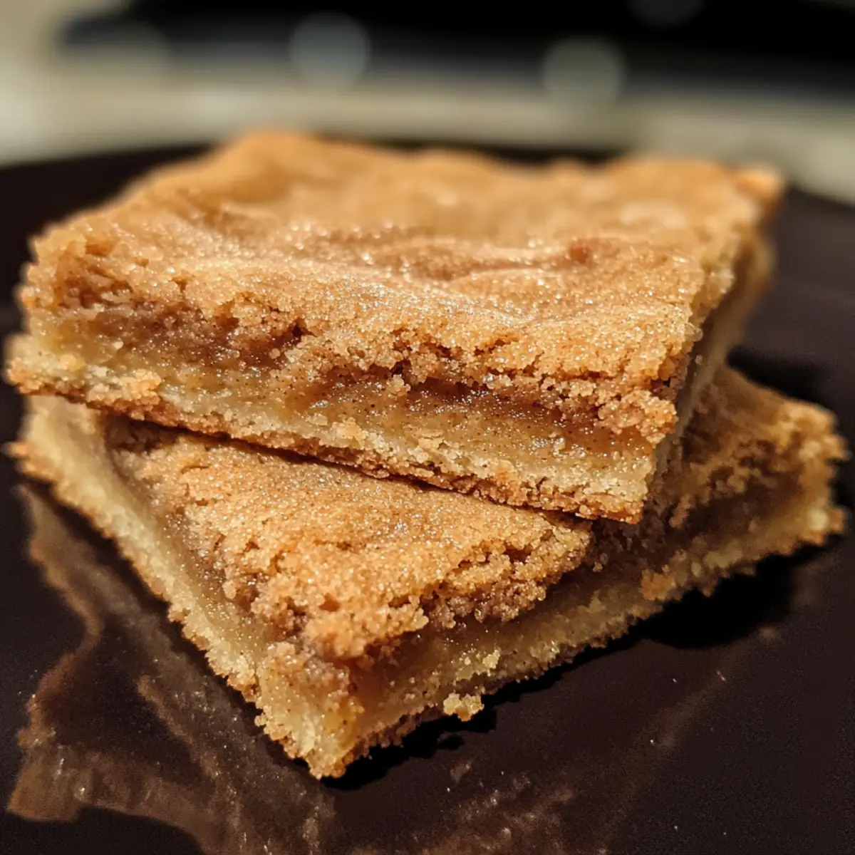 Easy Cinnamon Sugar Blondies