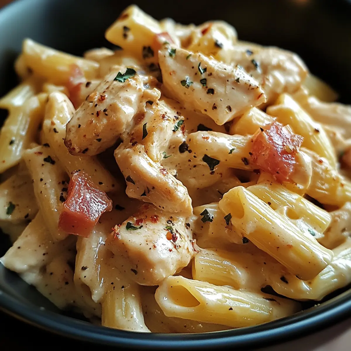 Quick Creamy Chicken Pasta