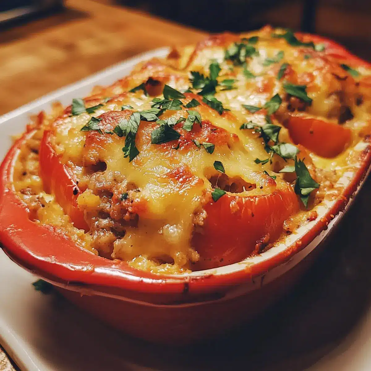 Stuffed Bell Pepper Casserole