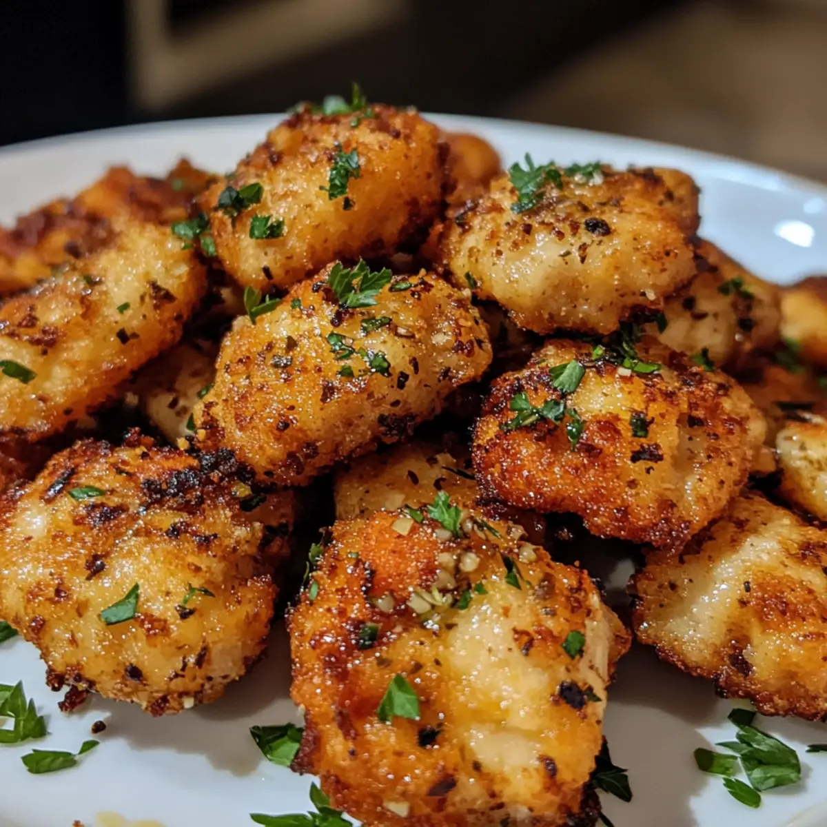 Zesty Garlic Chicken Bites