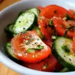 Simple Tomato Cucumber Salad