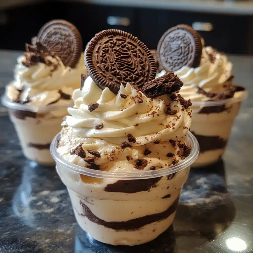 Easy Oreo Cream Dessert Cups