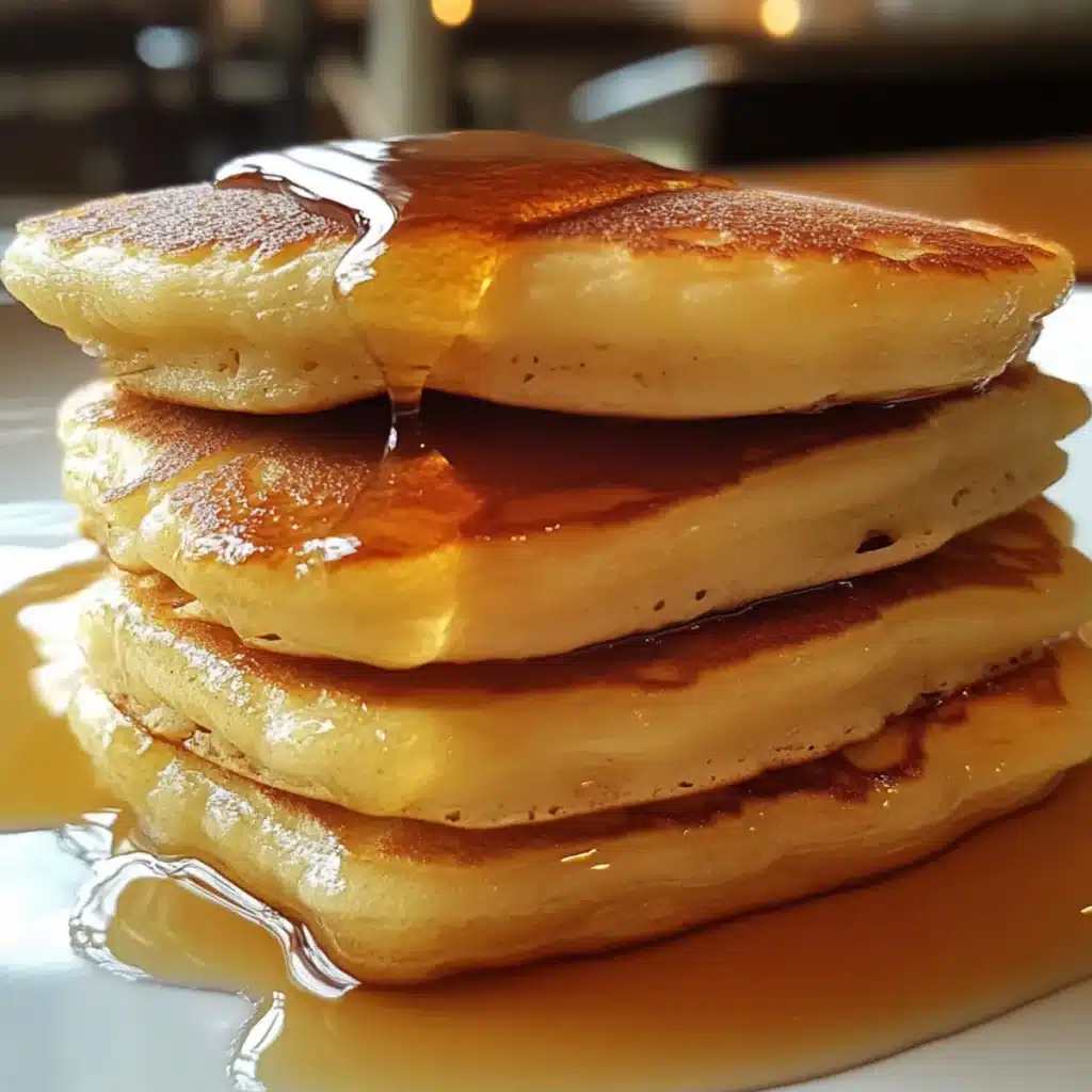 Fluffy Pancakes with Maple Syrup