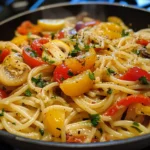 Quick Lemon Veggie Pasta
