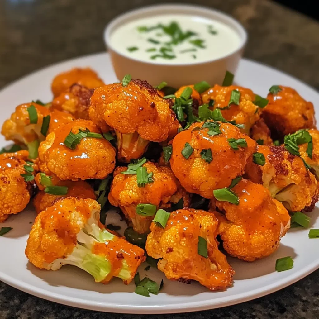 Buffalo Cauliflower Bites