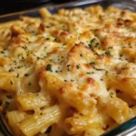 Cheesy Baked Chicken Pasta