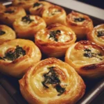 Mini Spinach Cheese Puffs