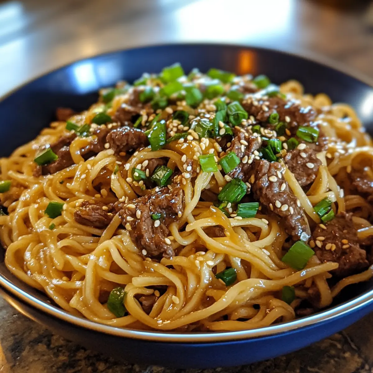 Easy Beef Garlic Noodles