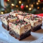 Christmas Cheesecake Brownie Bites