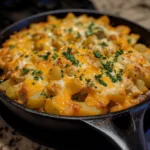 Cheesy Chicken Potato Skillet