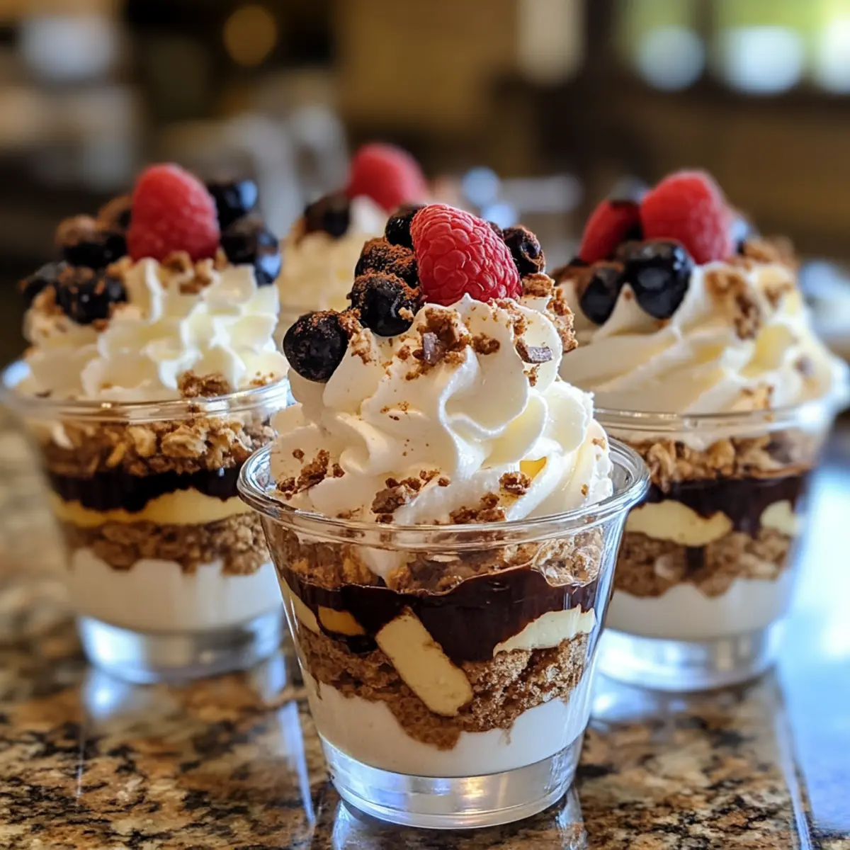 Quick Vanilla Dessert Parfait Cups